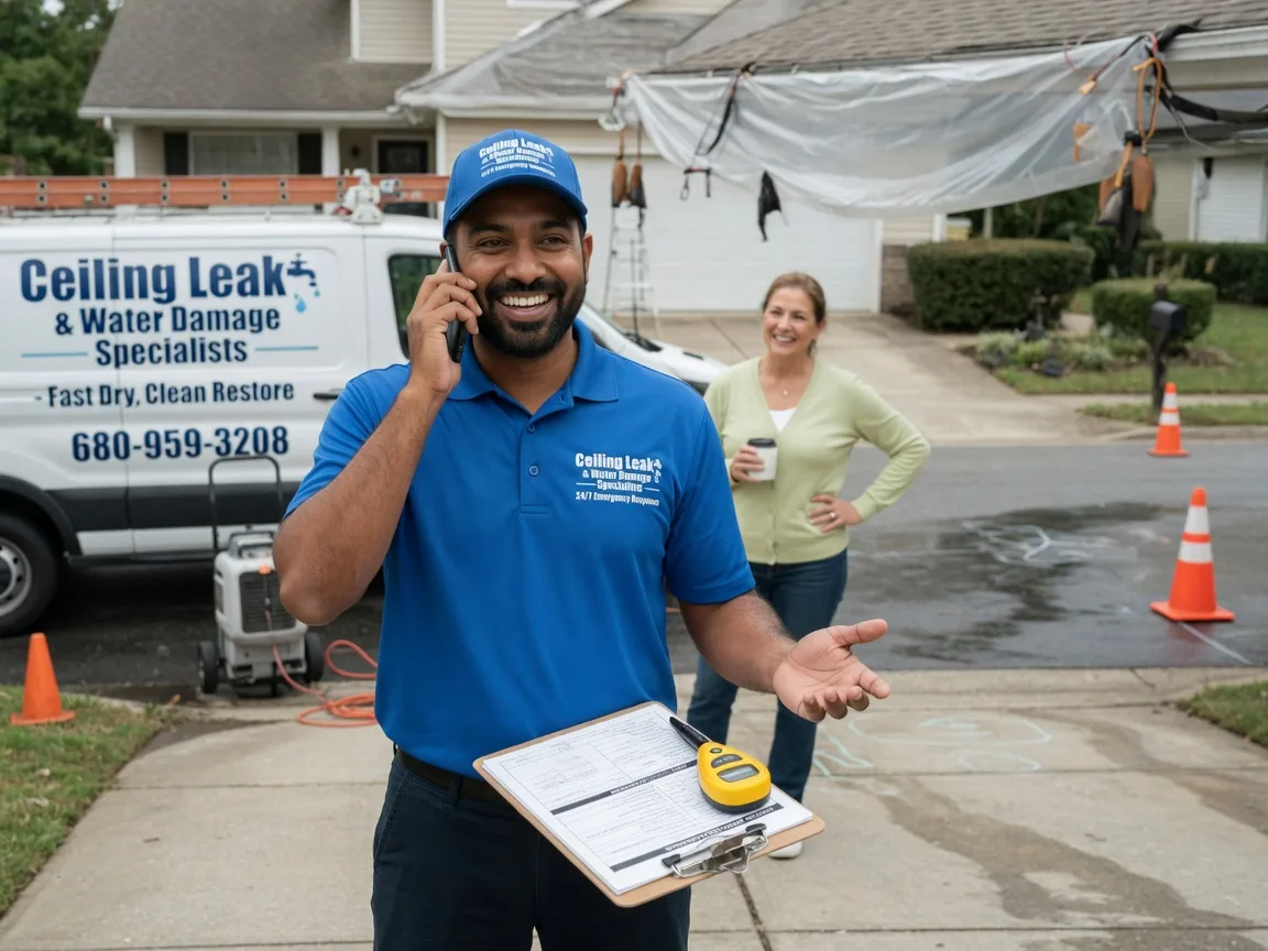Ceiling Leak Cleanup Manning, IA FAQs